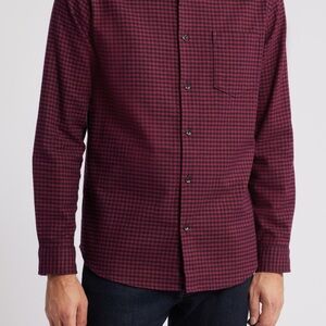 Perry Ellis Red Casual Button Down Shirt